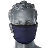 Reusable 3 Ply Fabric Face Mask Navy (Single Mask)