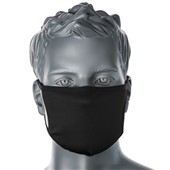 Reusable 3 Ply Fabric Face Mask Black (Single Mask)