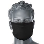 Reusable 3 Ply Anti-Microbial Fabric Face Mask Black (Single Mask)