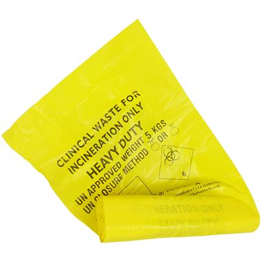 Clinical Waste Bags (25 Roll)