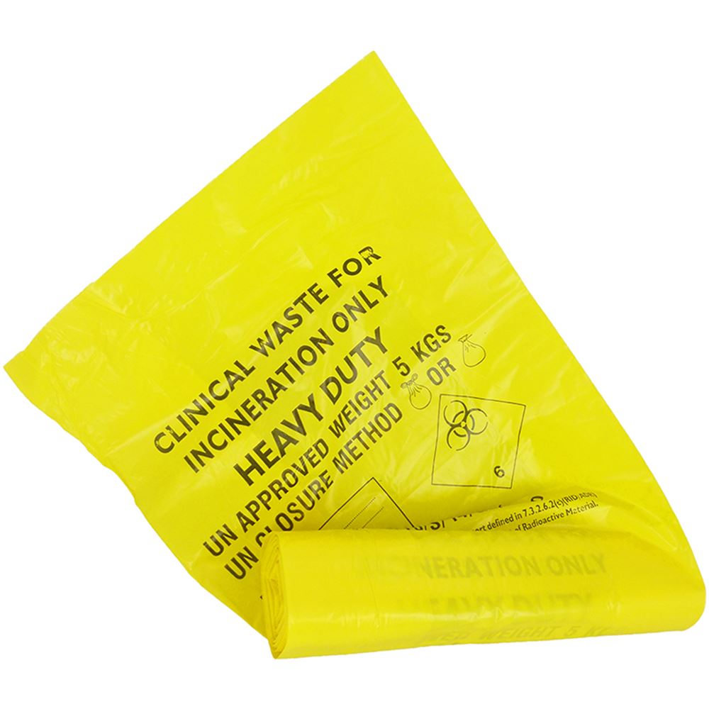 Clinical Waste Bags (25 Roll)