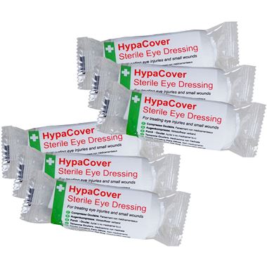 HypaCover Sterile Eye Pad Dressing with Bandage (Pack of 6)