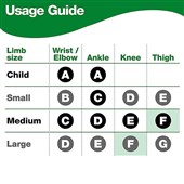 HypaBand Tubular Bandage - Size F - Large Knees