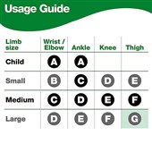 HypaBand Tubular Bandage - Size G - Large Thighs