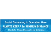Social Distancing Banner