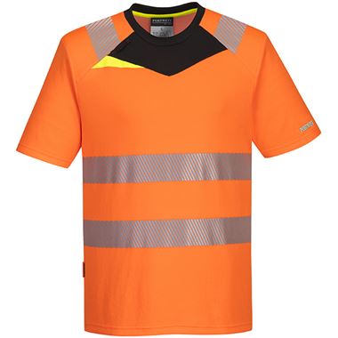 Portwest DX413 DX4 Orange Stretch Hi Vis T-Shirt