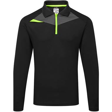 Portwest DX414 DX4 Black Long Sleeve Polo Shirt 150g