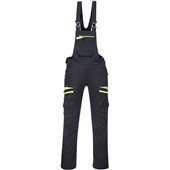 Portwest DX441 Black DX4 Stretch Bib & Brace Overalls 270g