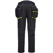 Portwest DX450 DX4 Black Stretch Softshell Holster Trouser (3L) 315g
