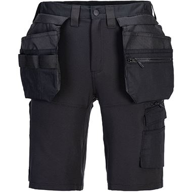 Portwest DX451 DX4 Black Craft Stretch Holster Shorts 270g