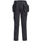 Portwest DX456 DX4 Black Craft Stretch Detachable Holster Trouser 270g