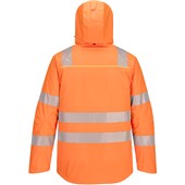 Portwest DX461 DX4 Orange/Black Stretch Padded Lined Waterproof Hi Vis Winter Jacket 