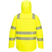 Portwest DX461 DX4 Yellow/Black Stretch Padded Lined Waterproof Hi Vis Winter Jacket