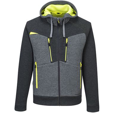 Portwest DX472 Metal Grey DX4 Zipped Hoodie 330g