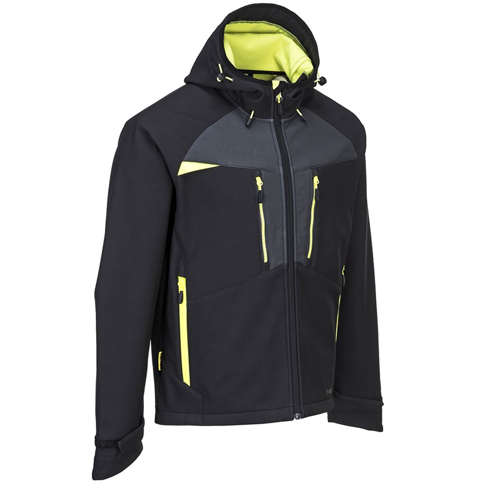 Portwest DX474 Black DX4 Softshell Jacket | Safetec Direct