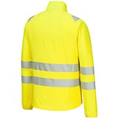 Portwest DX481 DX4 Yellow/Black Stretch Hi Vis Full Zip Base Layer Jacket