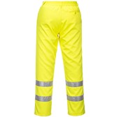 Portwest E041 Yellow Polycotton Hi Vis Trousers