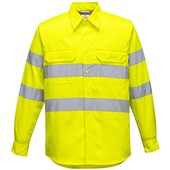 Portwest E044 Yellow Polycotton Hi Vis Shirt