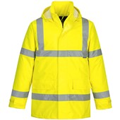 Portwest Planet EC60 Yellow Eco Friendly Padded Lined Waterproof Hi Vis Winter Jacket 