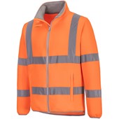 Portwest Planet EC70 Orange Eco Friendly Hi Vis Fleece Jacket 