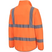 Portwest Planet EC70 Orange Eco Friendly Hi Vis Fleece Jacket 