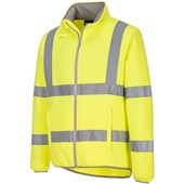 Portwest Planet EC70 Yellow Eco Friendly Hi Vis Fleece Jacket 