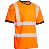 Blackrock Rail Orange GRS Sustainable Eco Hi Vis T-Shirt