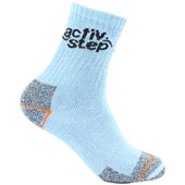 Activ-Step Women's Blue Eco Friendly Breathable Bamboo Socks - Pack of 2 Pairs