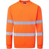 Portwest Essential ES303 Rail Orange Hi Vis Sweatshirt