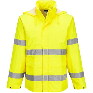 Portwest Essential ES440 Yellow Hi Vis Waterproof Rain Jacket