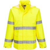 Portwest Essential ES440 Yellow Hi Vis Waterproof Rain Jacket