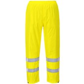 Portwest Essential ES441 Yellow Hi Vis Waterproof Rain Trousers