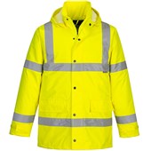 Portwest Essential ES460 Yellow Padded Waterproof Hi Vis Winter Jacket