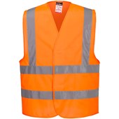 Portwest Essential ES470 RIS Rail Orange Hi Vis Vest