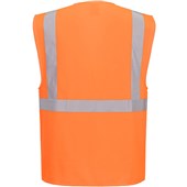 Portwest Essential ES476 Rail Orange Hi Vis Executive Vest