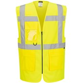 Portwest Essential ES476 Yellow Hi Vis Executive Vest