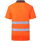 Portwest  Essential ES477 Rail Orange Hi Vis Polo Shirt