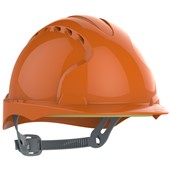 JSP EVO2 Safety Helmet - Vented Slip Ratchet Mid Peak Orange