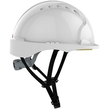 JSP EVO3 Linesman Safety Helmet - Non Vented Slip Ratchet Micro Peak