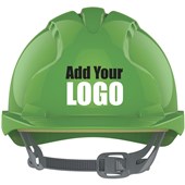 JSP EVO3 Custom Printed Safety Helmet - Vented Slip Ratchet Mid Peak