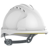 JSP EVO3 Short Peak Safety Helmet - Vented Slip Ratchet Short Peak