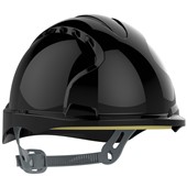 JSP EVO3 Short Peak Safety Helmet - Vented Slip Ratchet Short Peak