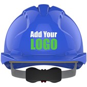 JSP EVO3 Custom Printed Safety Helmet - Vented Wheel Ratchet Mid Peak