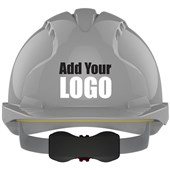 JSP EVO3 Custom Printed Safety Helmet - Vented Wheel Ratchet Mid Peak