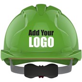 JSP EVO3 Custom Printed Safety Helmet - Vented Wheel Ratchet Mid Peak