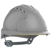 JSP EVO3 Safety Helmet - Vented Slip Ratchet Mid Peak Grey