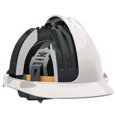 JSP EVO8 EN14052 Safety Helmet - Vented Wheel Ratchet Standard Peak