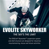 JSP EVOLite Skyworker Industrial Working At Height Safety Helmet - Vented Wheel Ratchet Micro Peak