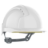 JSP EVOLite Safety Helmet - Vented Slip Ratchet Mid Peak White