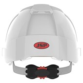 JSP EVO VISTAlens Custom Printed Safety Helmet with Integrated Eyewear - Vented - Wheel Ratchet